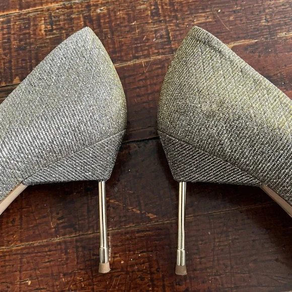 Kurt Geiger Glittery Gold/Silver Iridescent Women's Heels - Picture 7 of 10